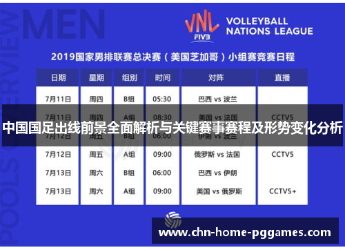 中国国足出线前景全面解析与关键赛事赛程及形势变化分析