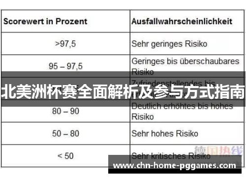 北美洲杯赛全面解析及参与方式指南